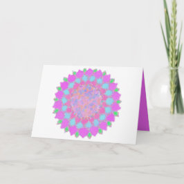 Holi stänk blommigt  rangoli helgkort