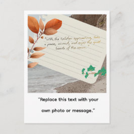 Holiday Abstract Design – Festive Art Vykort