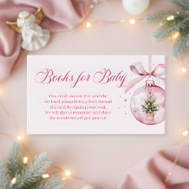 Holiday Baby Shower Books for Baby Christmas Tilläggskort