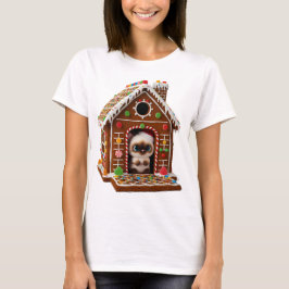 Holiday candy house t shirt