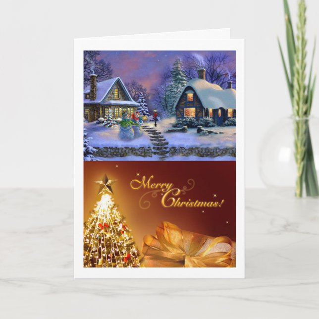 Holiday card for spreading joy and love helgkort (Framsida)