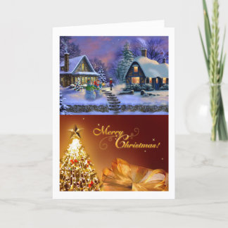 Holiday card for spreading joy and love helgkort