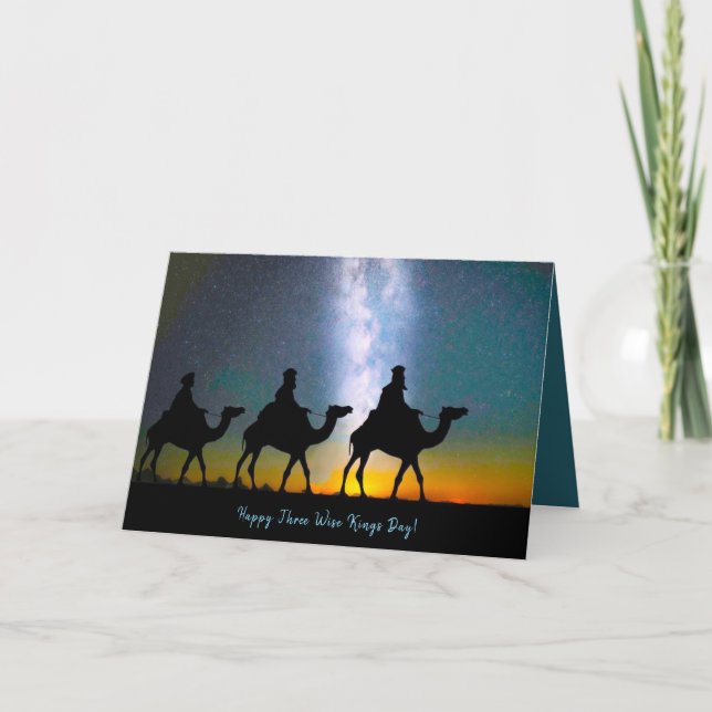 Holiday Card Three Wise Men Epiphany Helgkort (Framsida)
