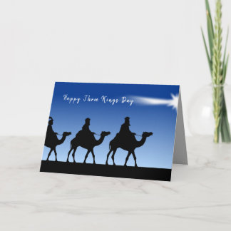 Holiday Card Three Wise Men Epiphany Helgkort