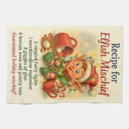 Holiday Chaos Recipe Kökshandduk