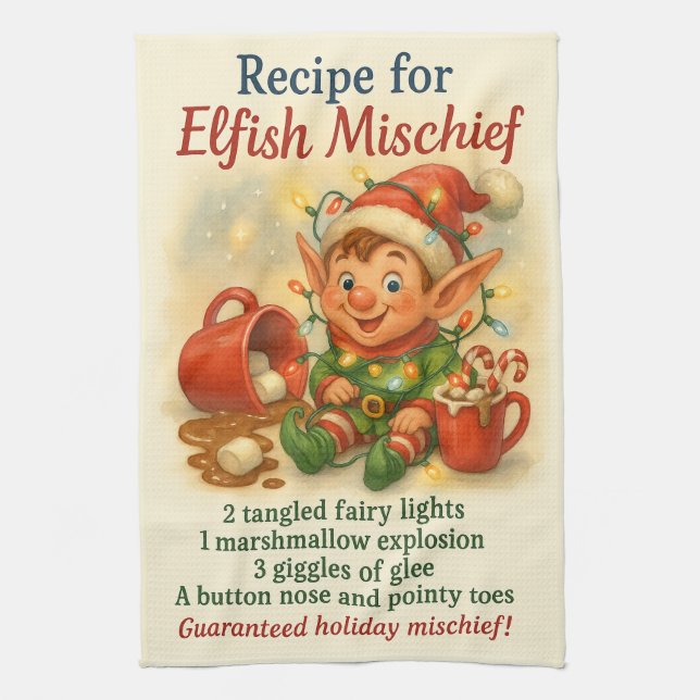 Holiday Chaos Recipe Kökshandduk (Vertikal)