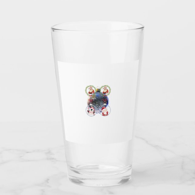 Holiday Characters on a Snowflake Ornament Glaskopp (Framsida)