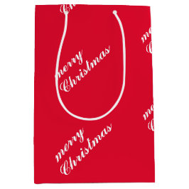 Holiday Cheer Christmas Medium Gift Bag for Holida