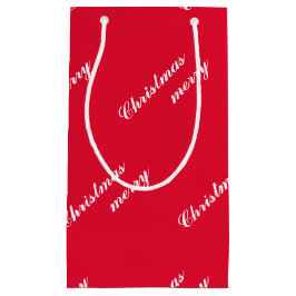 Holiday Cheer Christmas Small Gift Bag for Festive