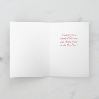 Holiday Cheer – Festive Greetings Holiday Card Helgkort