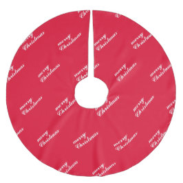 Holiday Cheer Patterned Christmas Julgransmatta Borstad Polyester