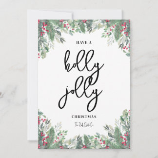 Holiday Christmas Card Company Marketing Julkort