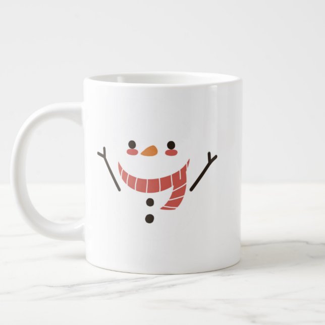 Holiday Christmas Mug – Sweet Festive Cocoa  Jumbo Mugg (Vänster)