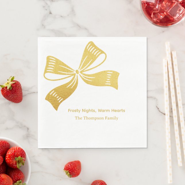 Holiday Christmas Paper Napkins Pappersservett (Insitu)