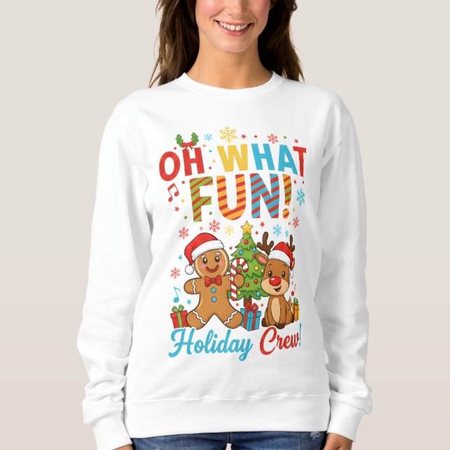 Holiday Crew Julen T Shirt (Framsida)