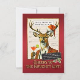Holiday Crimes Unit – Reindeer Repeat Offender Inbjudningar