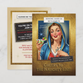 Holiday Crimes Unit – Virgin Mary, Naughty or Nice Inbjudningar