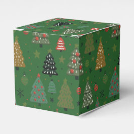 Holiday Echoes-Green Favor Box Presentaskar