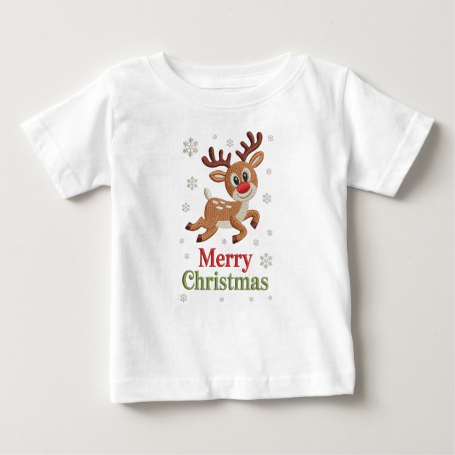 Holiday Elegant Soft Merry Christmas Party T Shirt (Framsida)