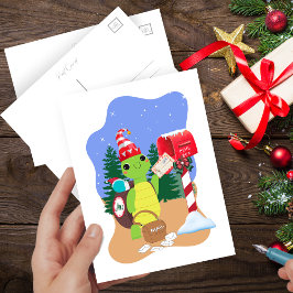 Holiday Express Snail Mail by Turtle Vykort