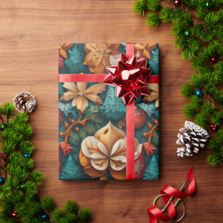 Holiday Floral Elegance Presentpapper