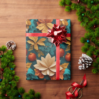 Holiday Floral Elegance Presentpapper
