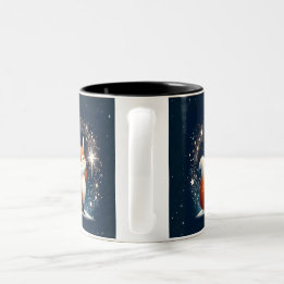 Holiday Fox Charm Mug Två-Tonad Mugg