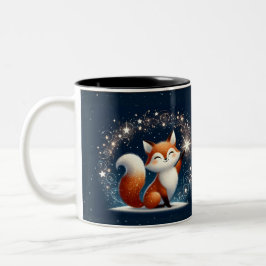 Holiday Fox Charm Mug Två-Tonad Mugg