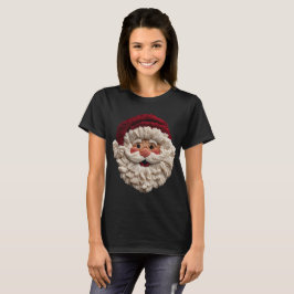 Holiday Fun - Faux Yarn Santa T Shirt