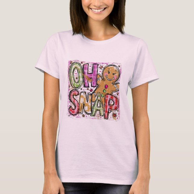 Holiday Fun - Oh Snap! T Shirt (Framsida)