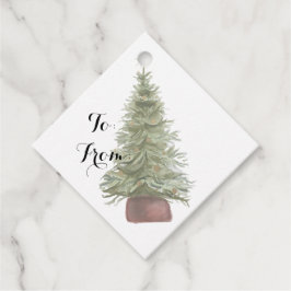 Holiday Gift Tags/Matching Paper-Favor Tags Gåvor Etiketter