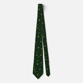 Holiday Green Yellow Stripe Star Christmas  Slips