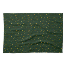 Holiday Green Yellow Stripe Star Jul