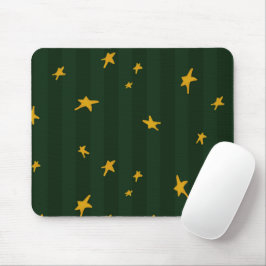 Holiday Green Yellow Stripe Star Jul Musmatta