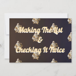 Holiday greeting for happy Julkort