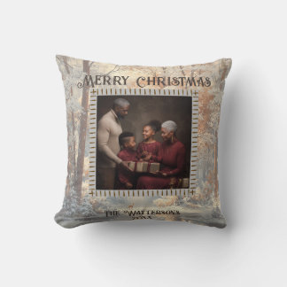 Holiday Greeting Throw Pillow Kudde
