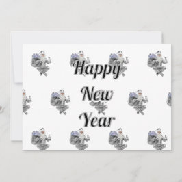 Holiday greeting with your friend julkort