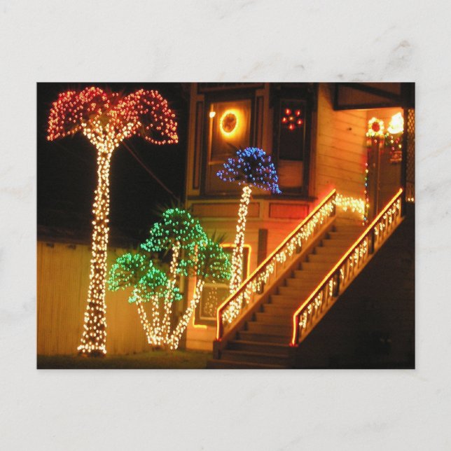 Holiday Greetings från Kalifornien Helg Vykort (Framsida)