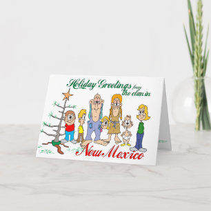 Holiday Greetings från New mexico Helgkort