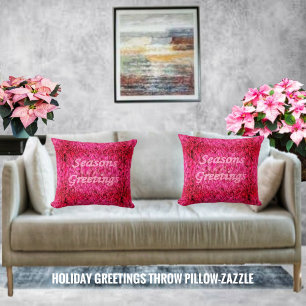 Holiday Greetings Kudde