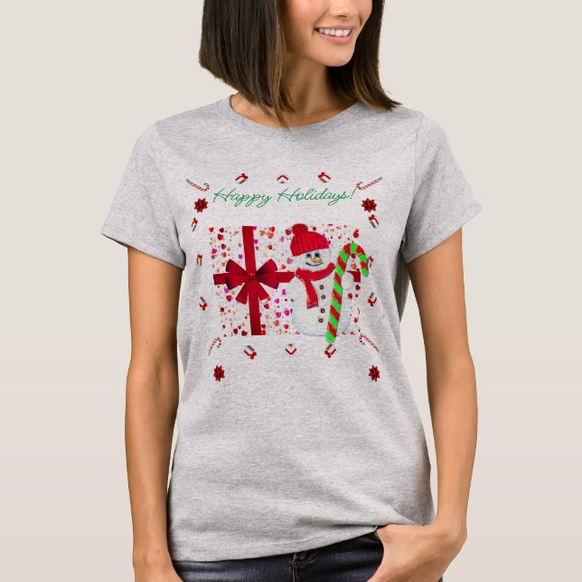 Holiday Greetings T Shirt (Framsida)
