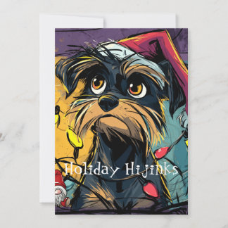 Holiday Hijinks Julkort
