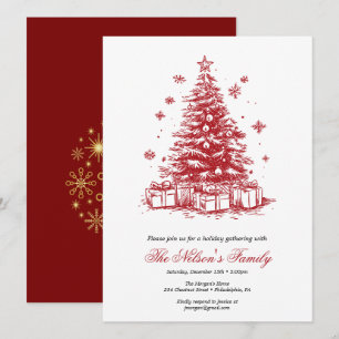 Holiday Holly Julfest Julkort