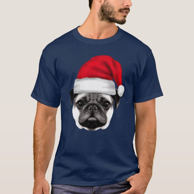 Holiday house pug t shirt (Framsida)