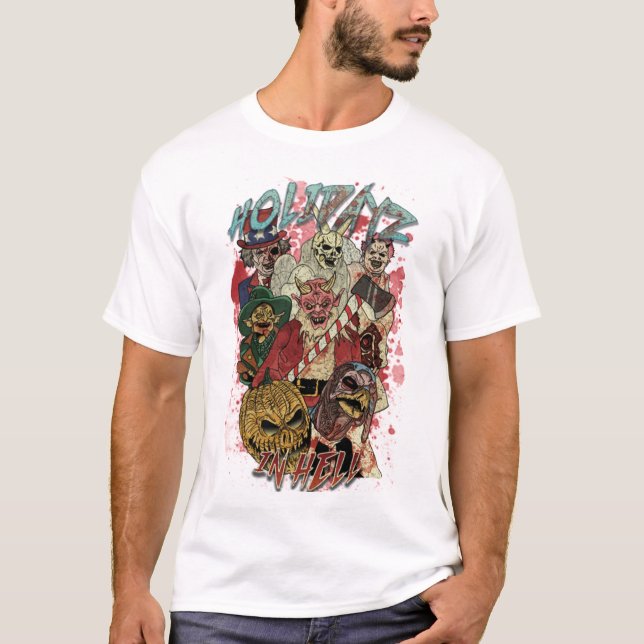 Holiday i helvetet T-ShirtHOLIDAYZ IN HELL_ HHHN H T Shirt (Framsida)
