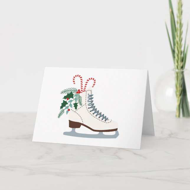 Holiday Ice Skate Kort (Framsida)