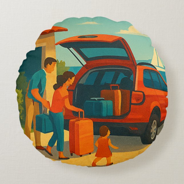 Holiday is rund kudde (Framsidan)