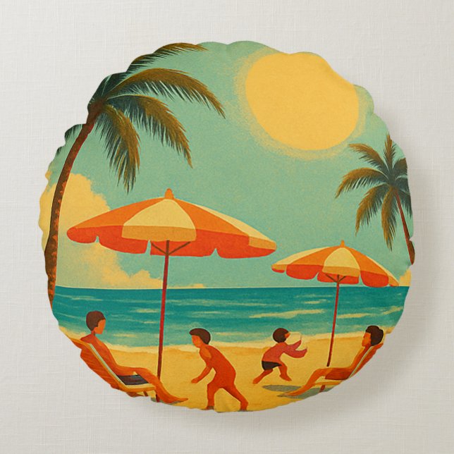 Holiday is rund kudde (Framsidan)