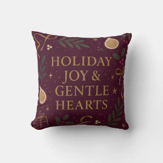 Holiday Joy Throw Pillow Kudde