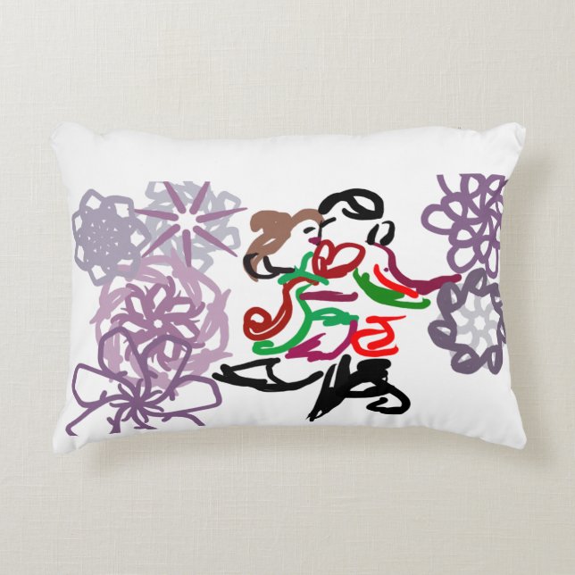 Holiday Kiss  Prydnadskudde (Framsidan)